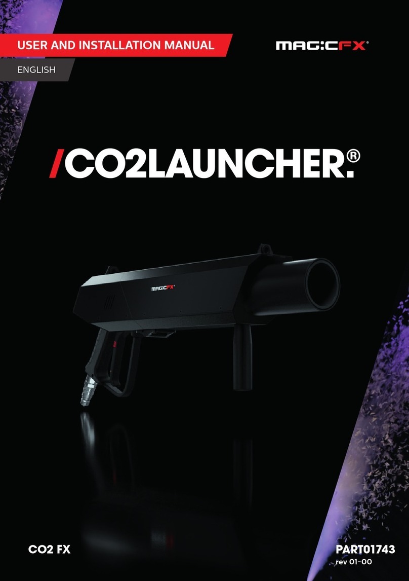 Magicfx CO2LAUNCHER User and installation manual