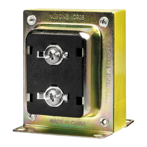 NuTone C905 quick start guide