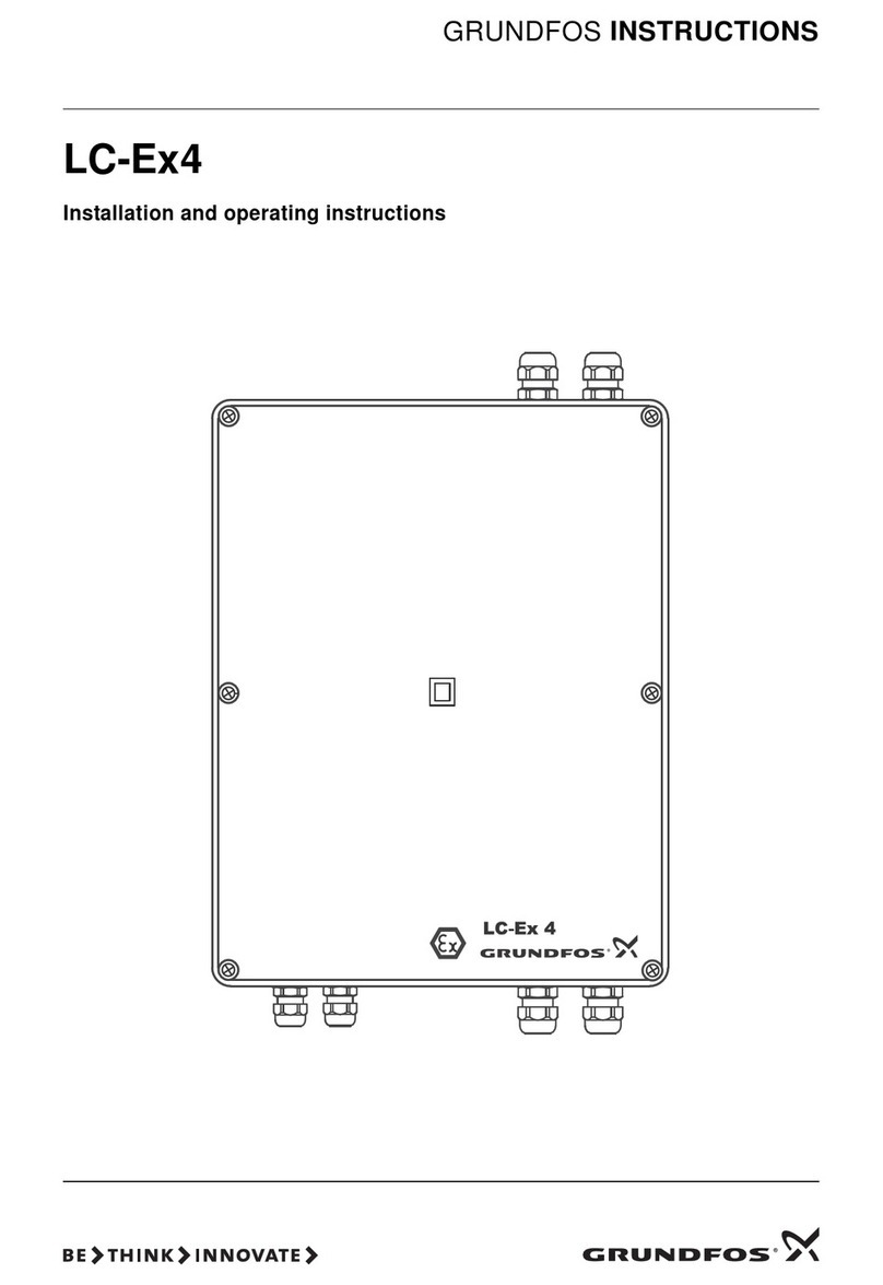 Grundfos LC-Ex4 Installation and operating instructions