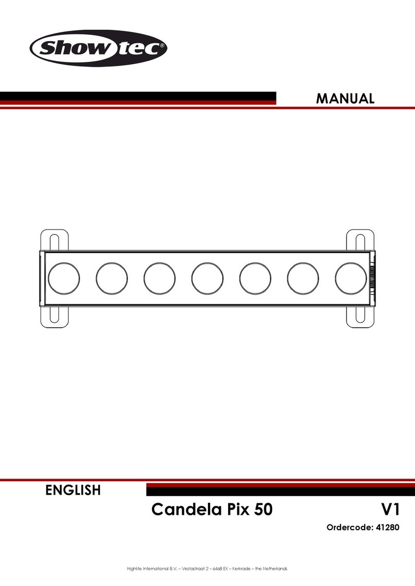Show Tec Candela Pix 50 User manual