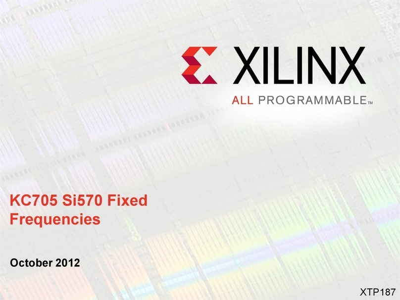 Xilinx KC705 Si570 User manual