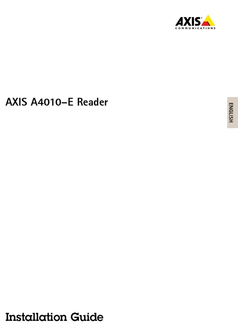 Axis A4010-E installation guide