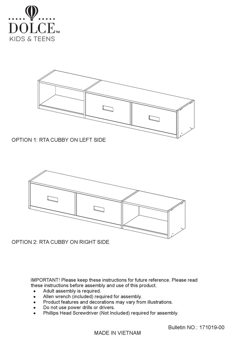 Dolce Lucca Storage Unit manual