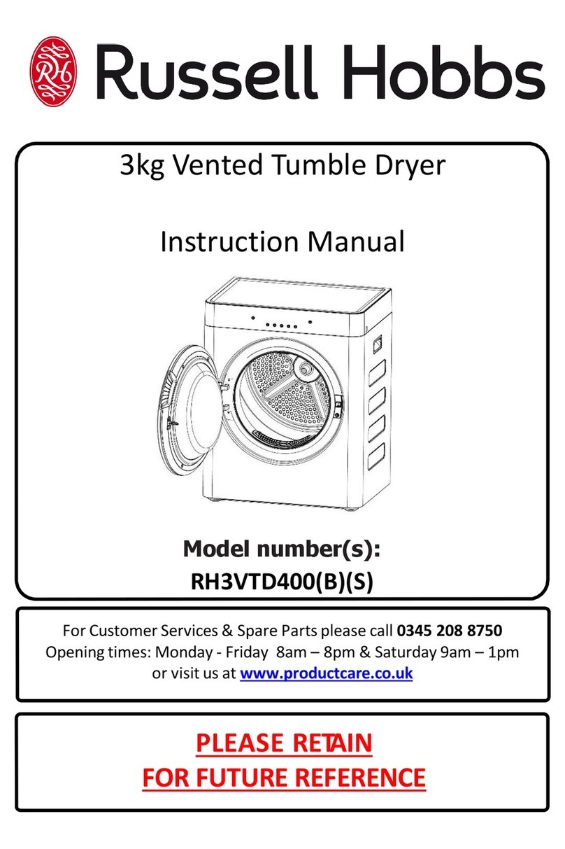 Russell Hobbs RH3VTD400 instruction manual