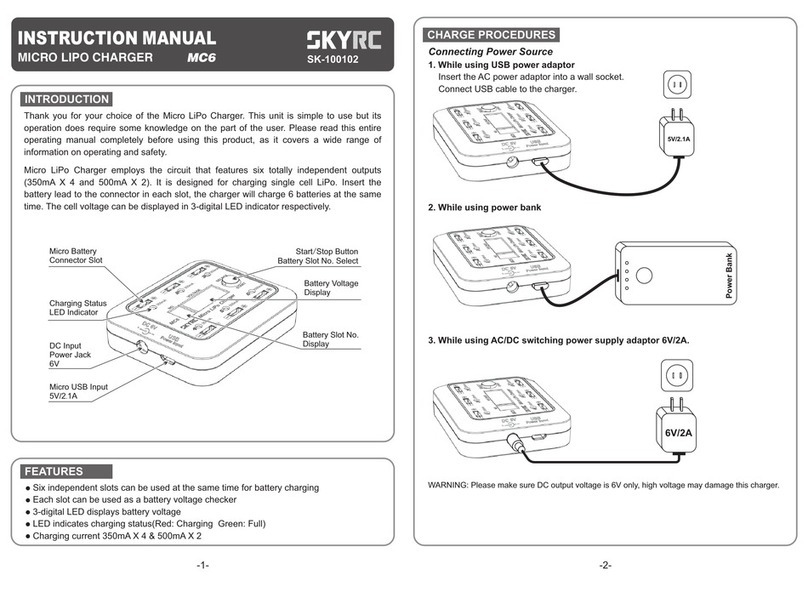 Skyrc MC6 User manual