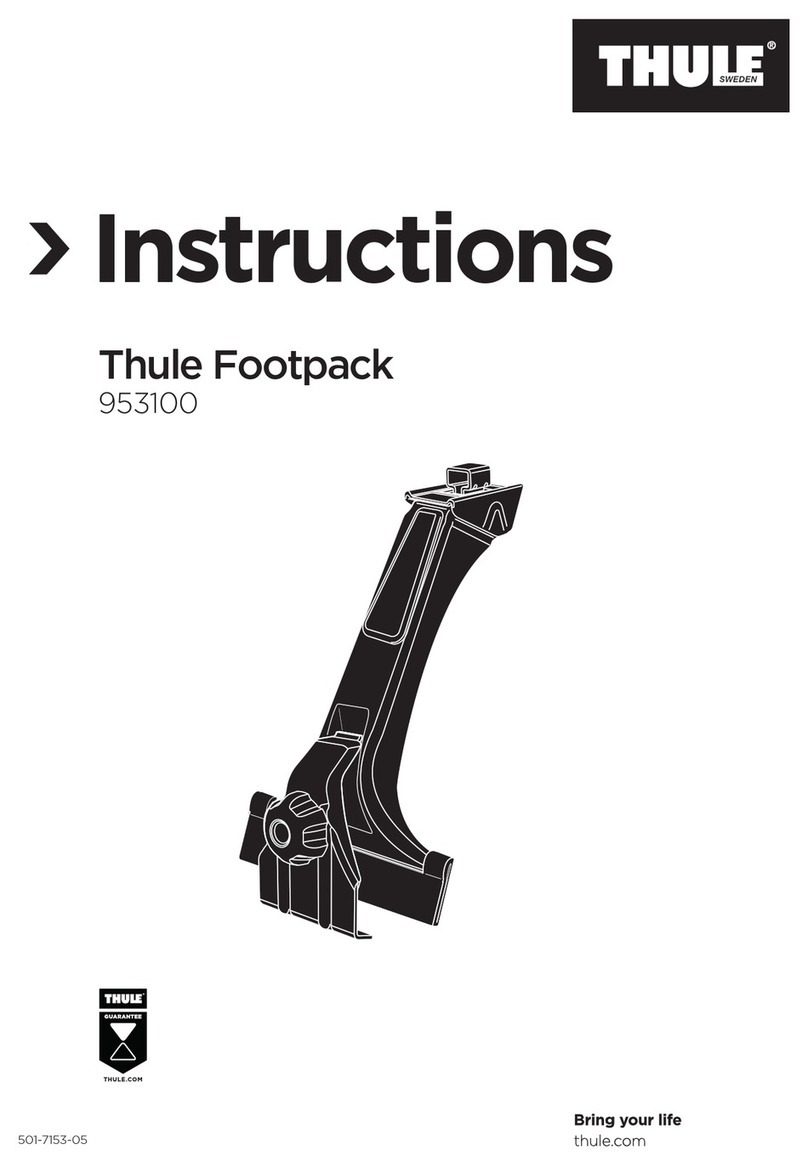 Thule Footpack 953100 User manual