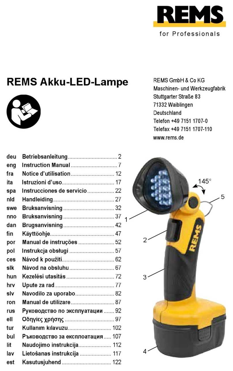 REMS 175200 instruction manual