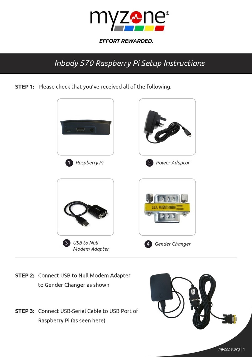 Myzone Inbody 570 Setup instructions