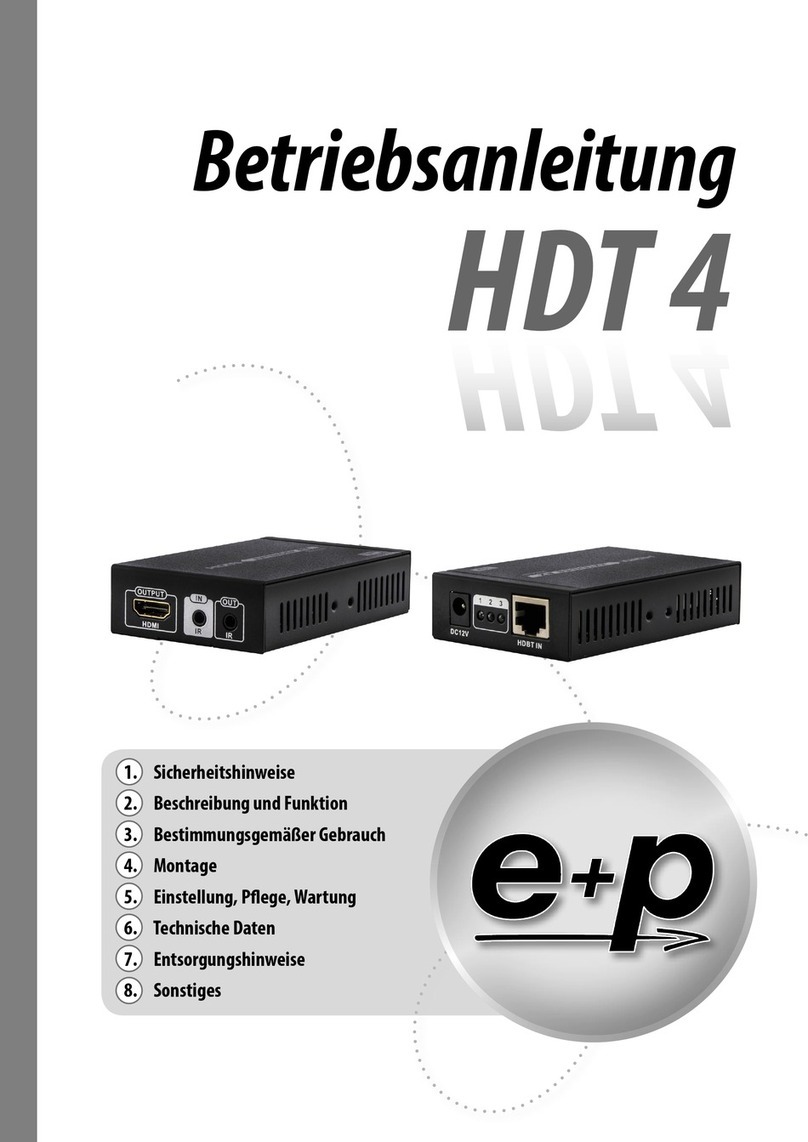e+p HDT 4 instruction manual
