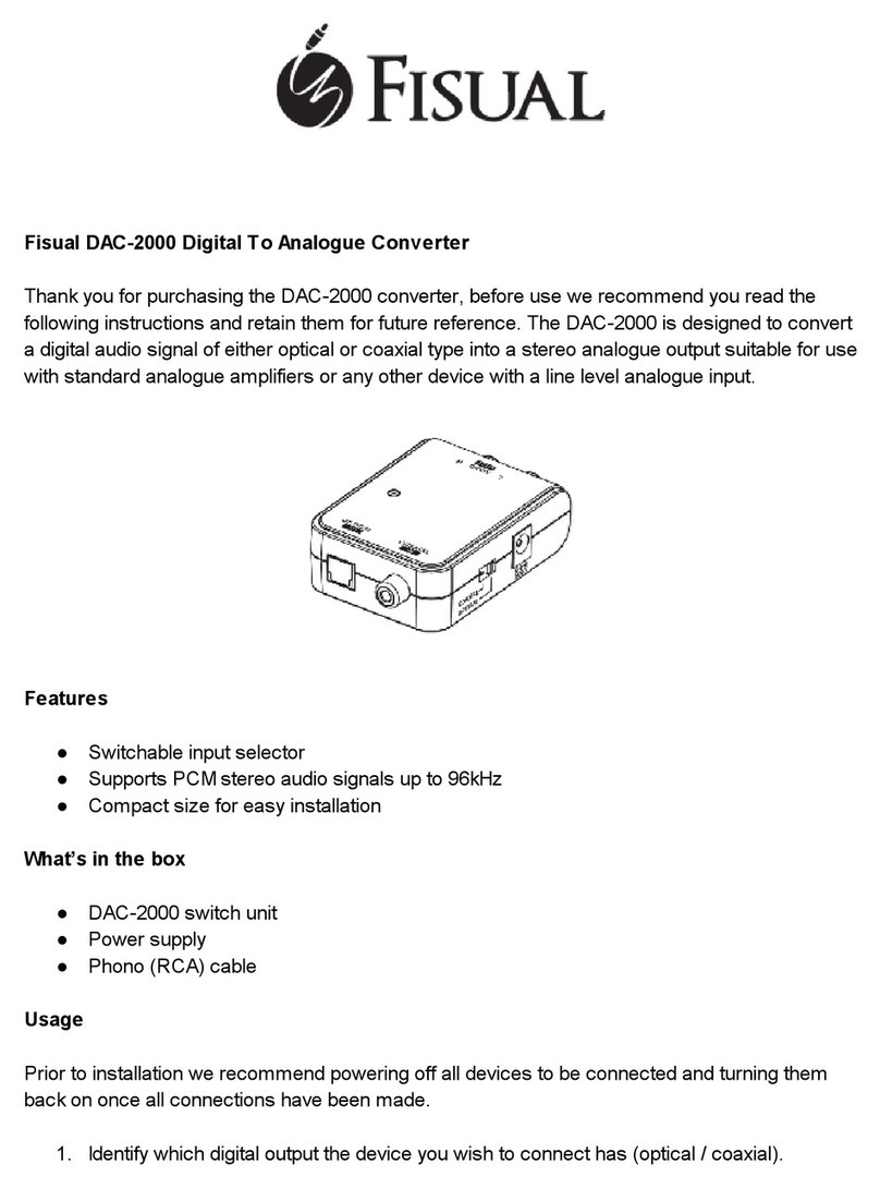 Fisual DAC-2000 manual