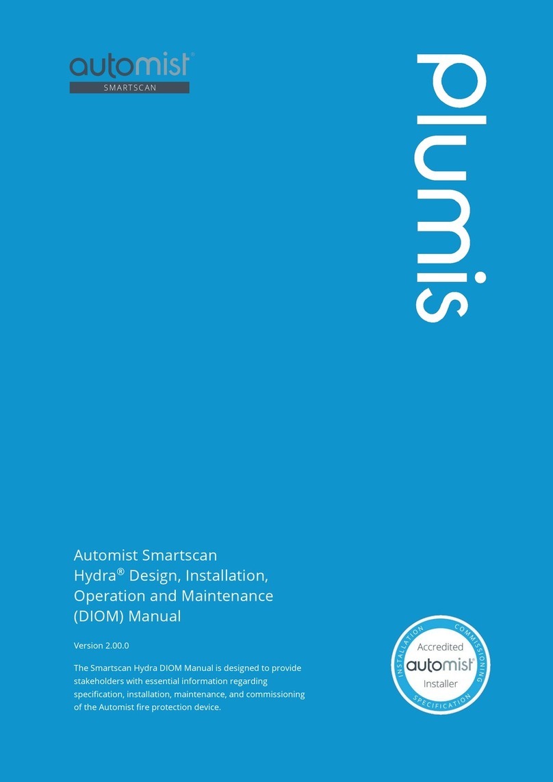 Plumis Automist Smartscan Hydra Instruction, Installation, Operation and Maintenance Manual Plumis Automist Smartscan Hydra Instruction, Installation, Operation and Maintenance Manual