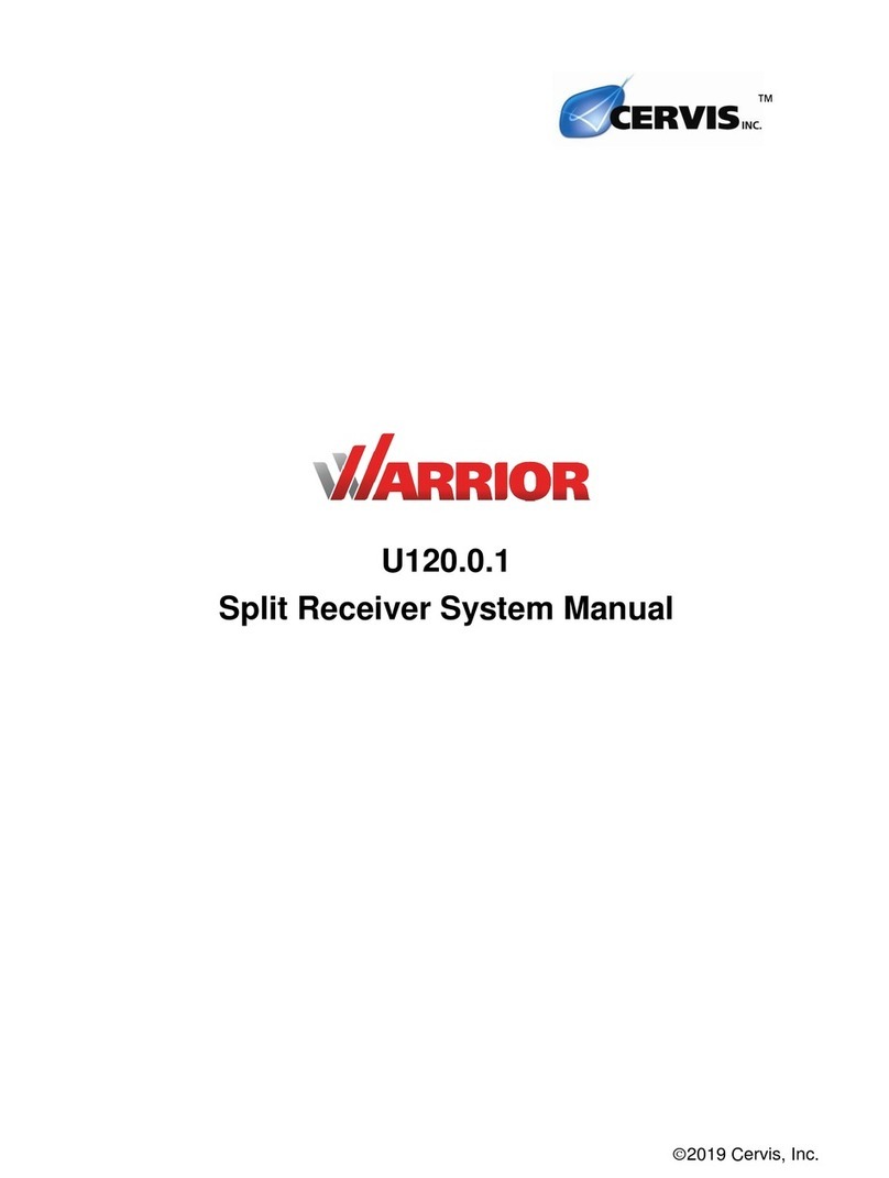 Cervis Warrior MU-X9 System manual