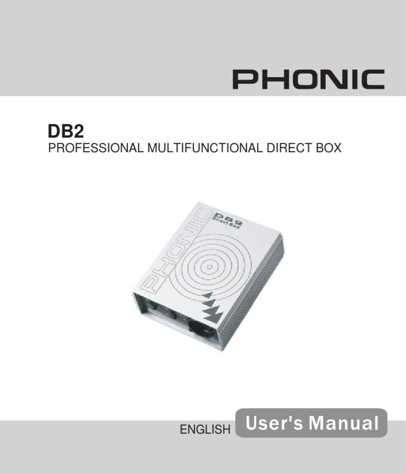 Phonic DB2 User manual