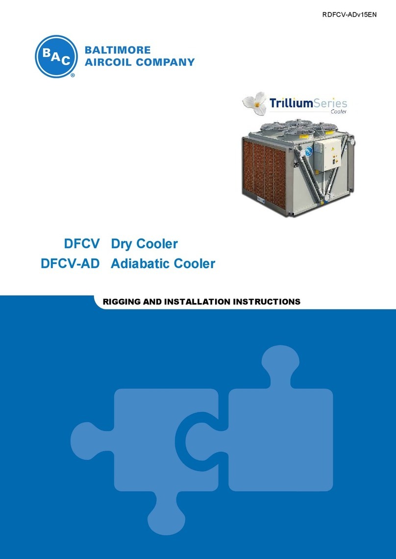 BAC TrilliumSeries DFCV Series Rigging and installation instructions