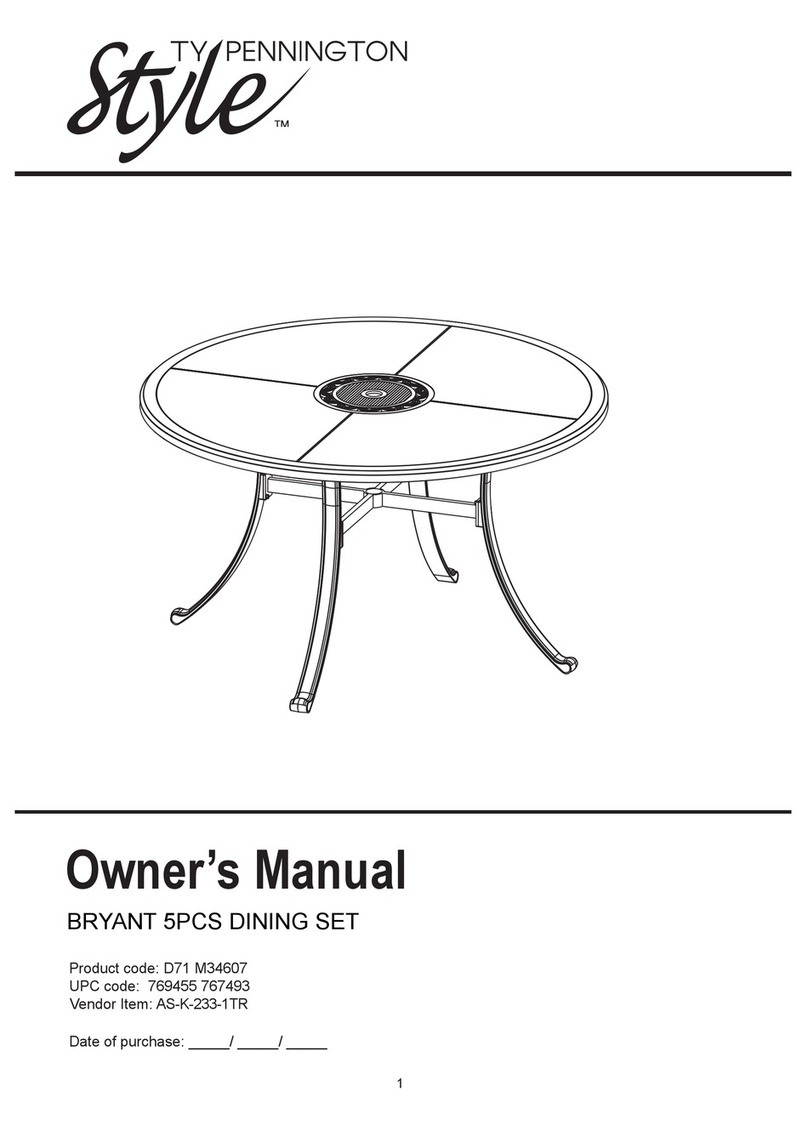 Ty Pennington Style BRYANT D71 M34607 owner's manual