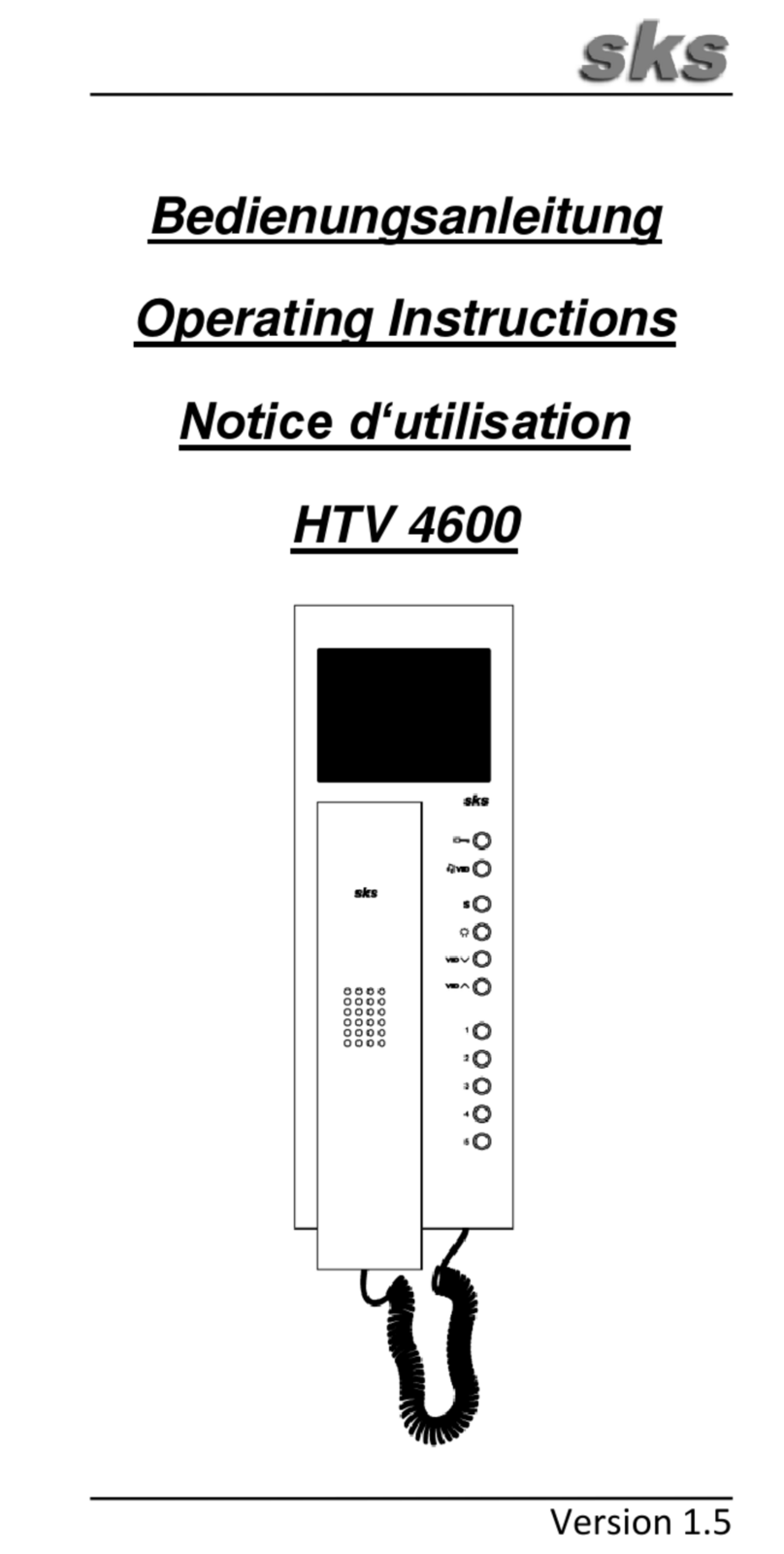 sks HTV4600 User manual