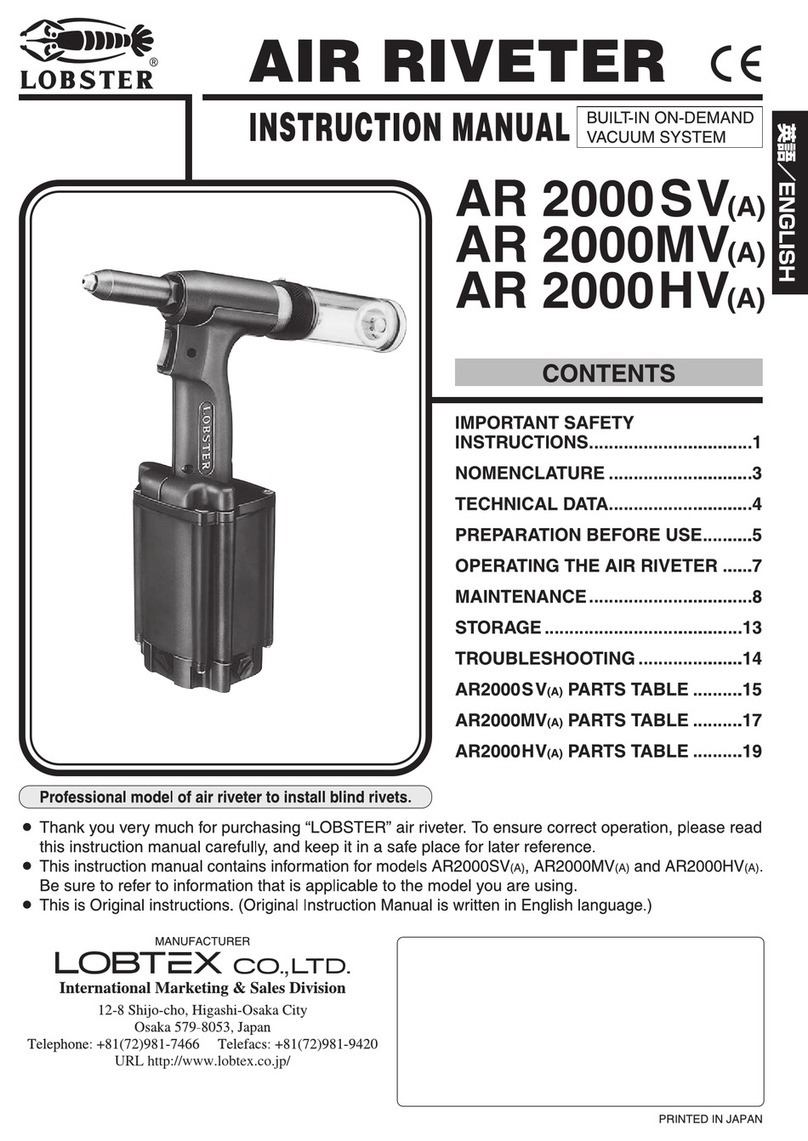 Lobtex LOBSTER AR 2000SV(A) User manual
