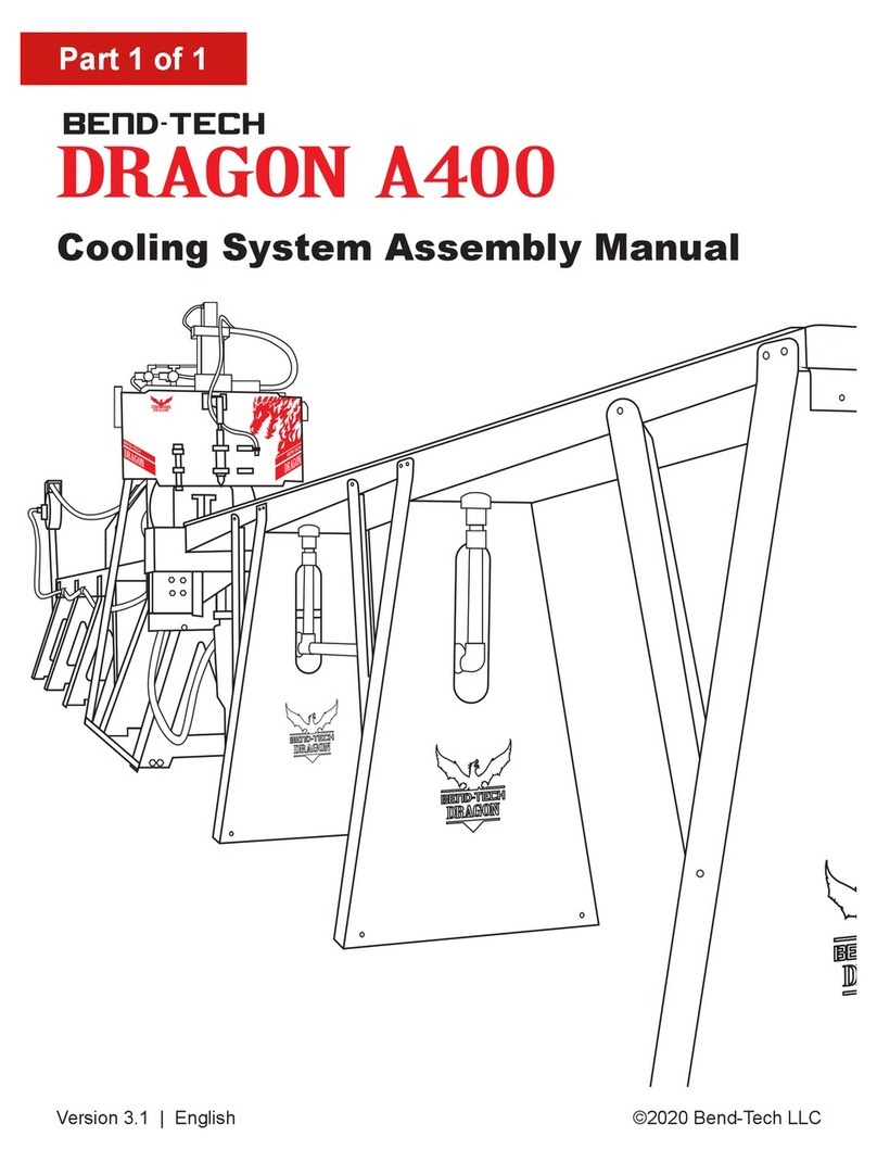 Bend-Tech Dragon A400 Assembly manual