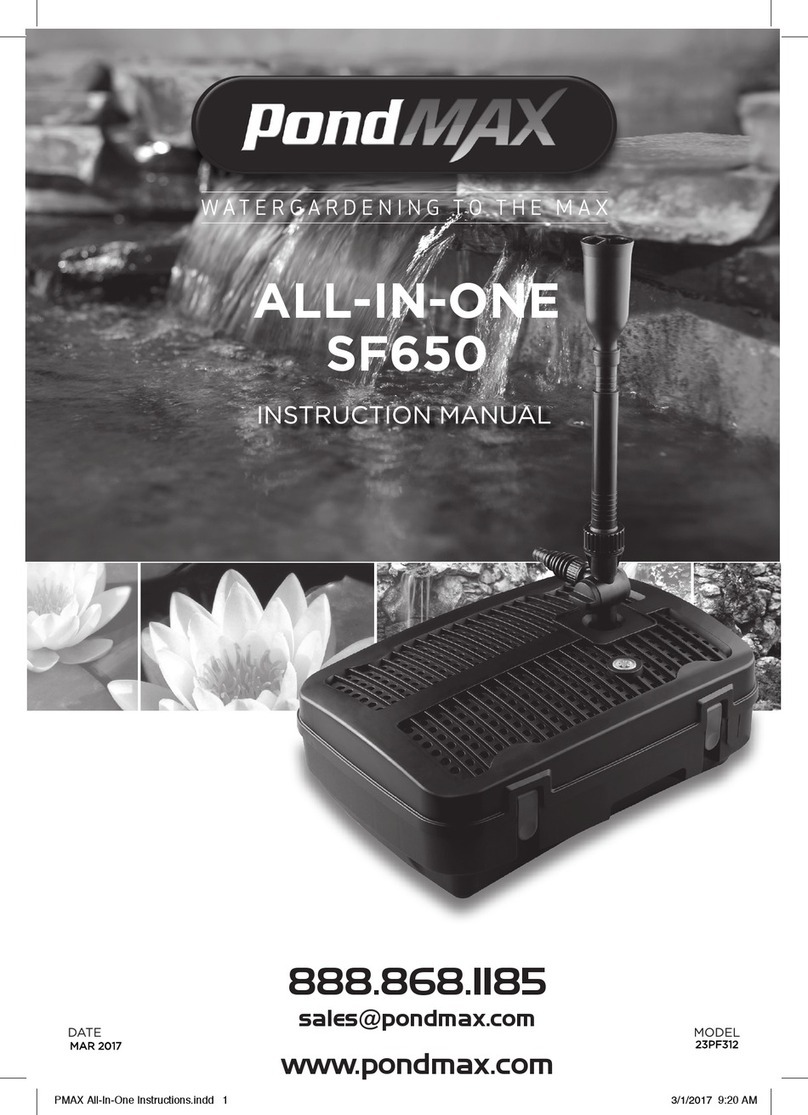PondMAX ALL-IN-ONE SF650 instruction manual