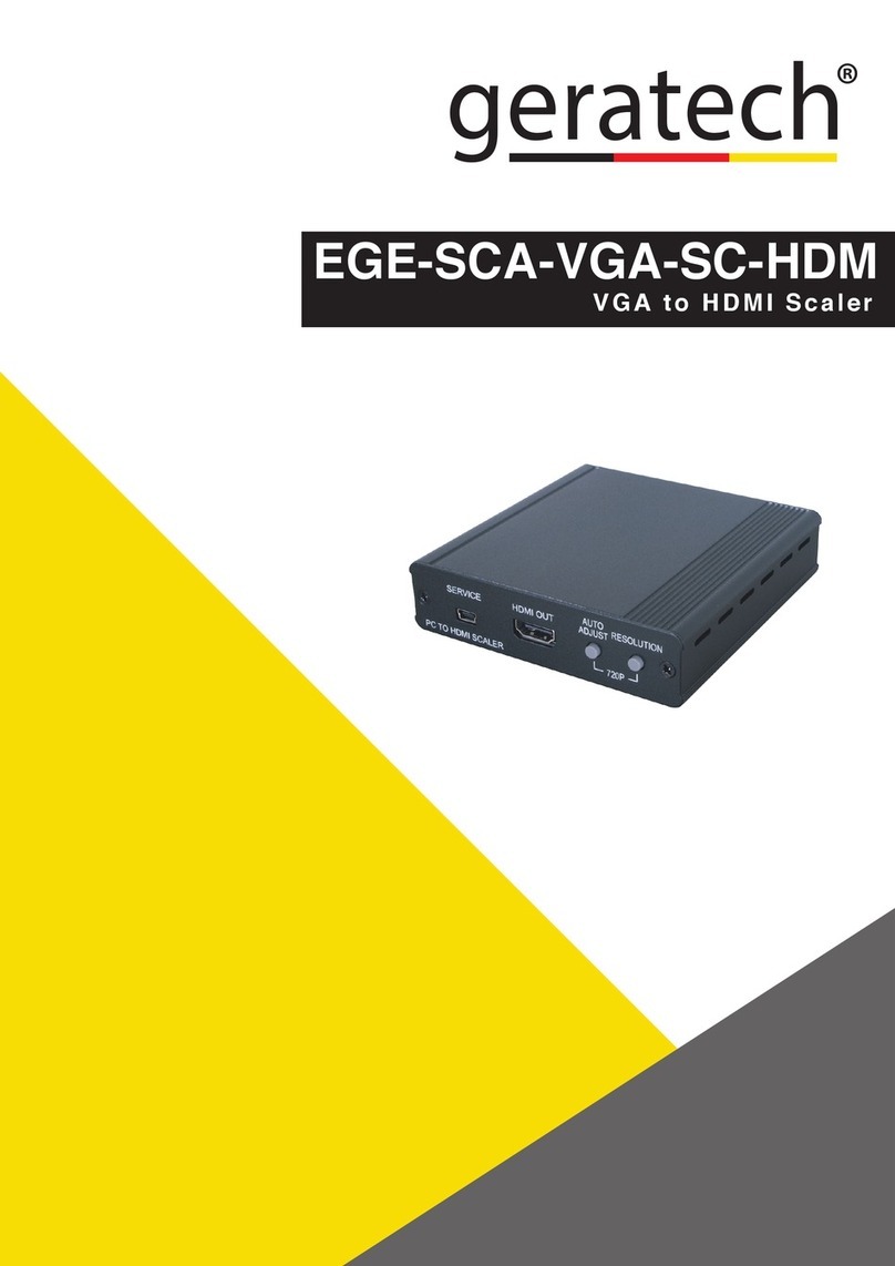 geratech EGE-SCA-VGA-SC-HDM User manual geratech EGE-SCA-VGA-SC-HDM User manual