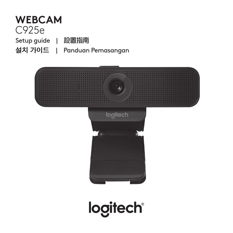 Logitech c925e User manual