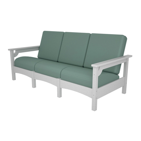 Polywood Club Sofa CLC71 Assembly instructions