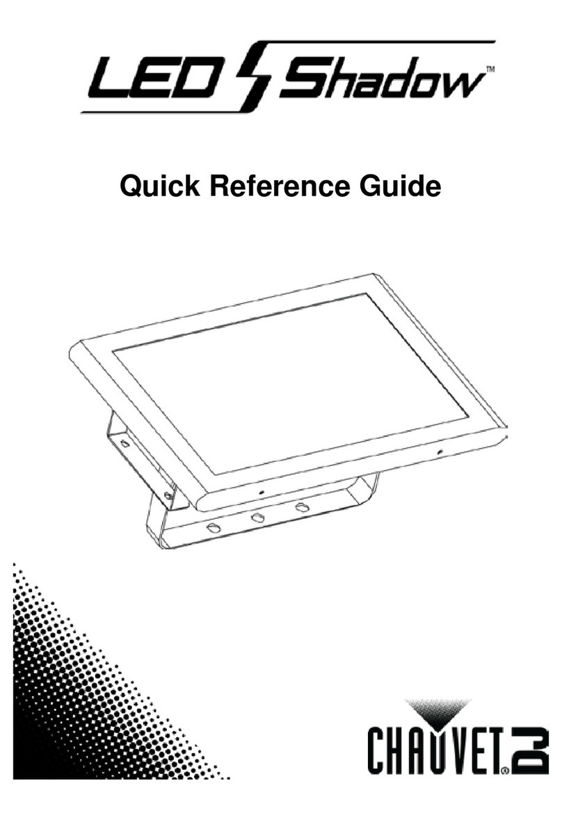 Chauvet DJ LED Shadow Quick reference guide