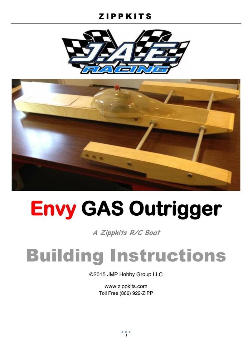 Zippkits J.A.E. RACING Envy GAS Outrigger Building instructions