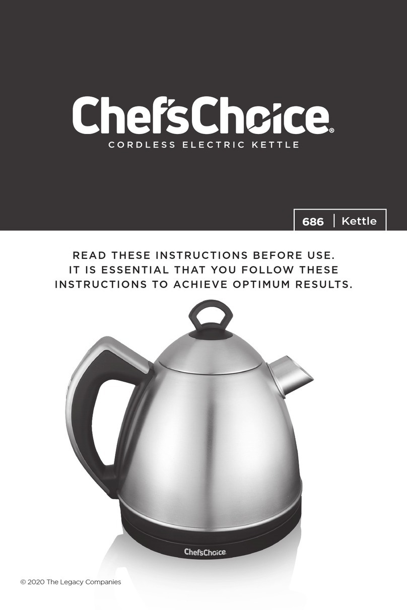 Chef's Choice SmartKettle 686 instructions