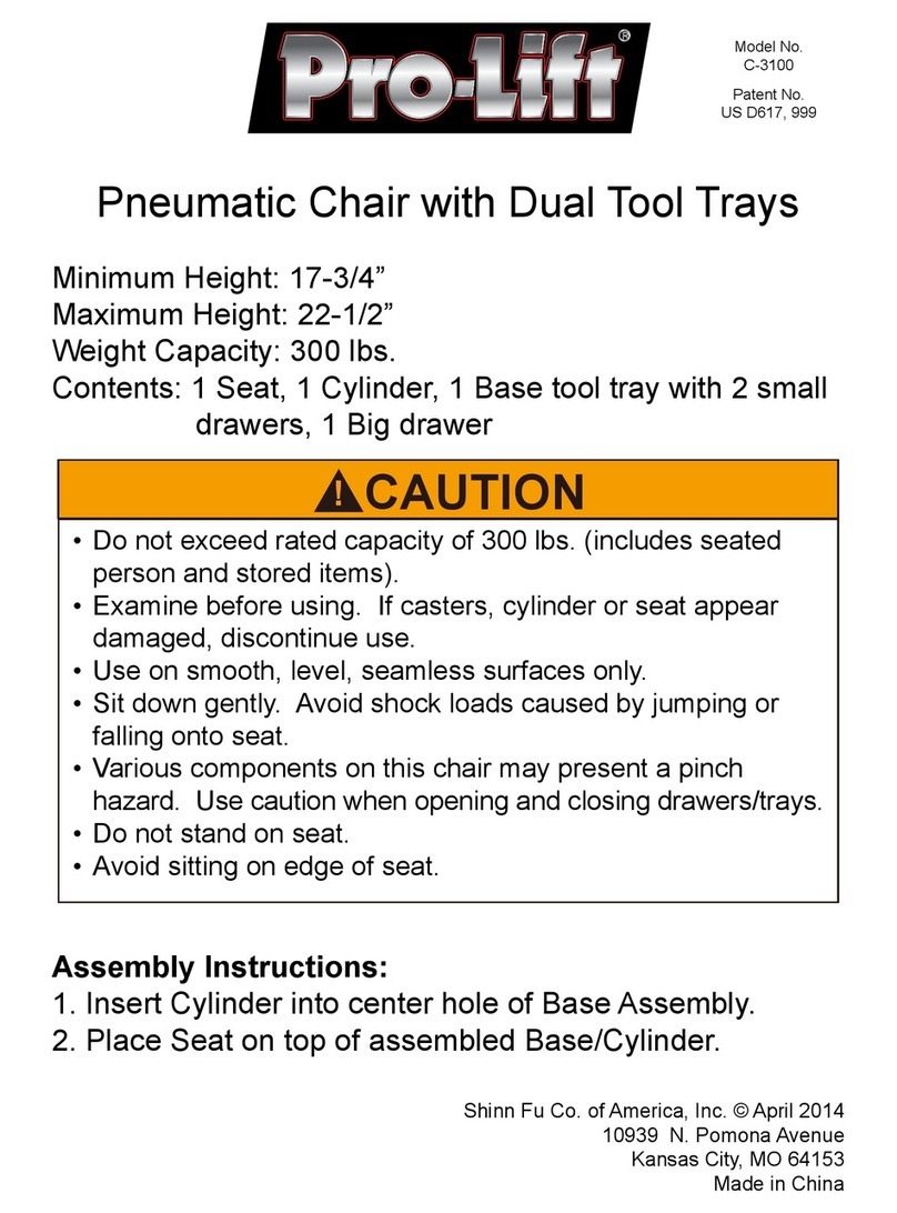 Pro-Lift C-3100 quick start guide Pro-Lift C-3100 quick start guide