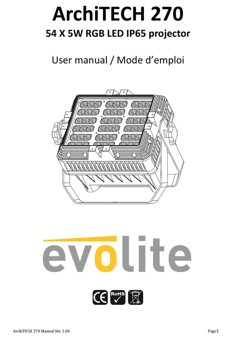 Evo-lite ArchiTECH 270 User manual