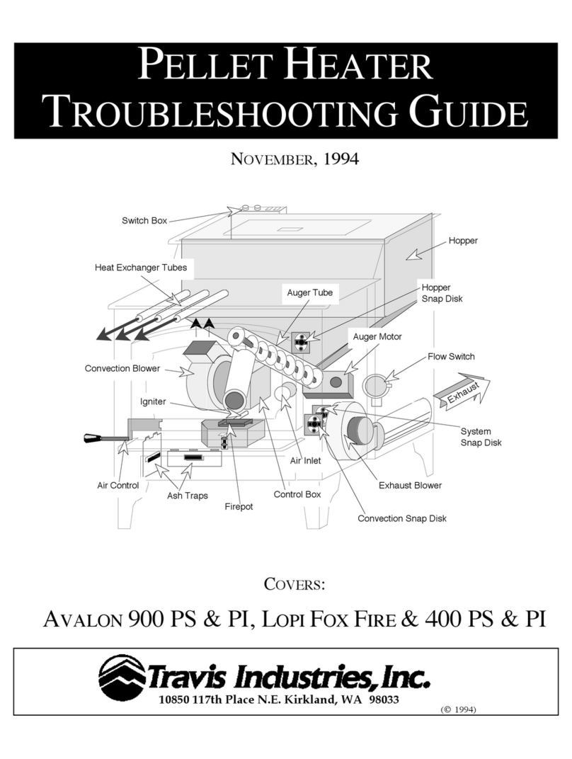 Travis Industries Avalon 900 PS User manual Travis Industries Avalon 900 PS User manual