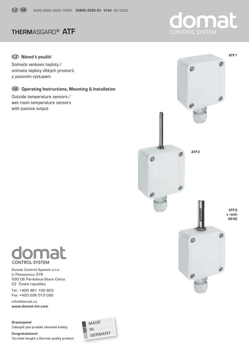 domat THERMASGARD ATF Series Repair manual