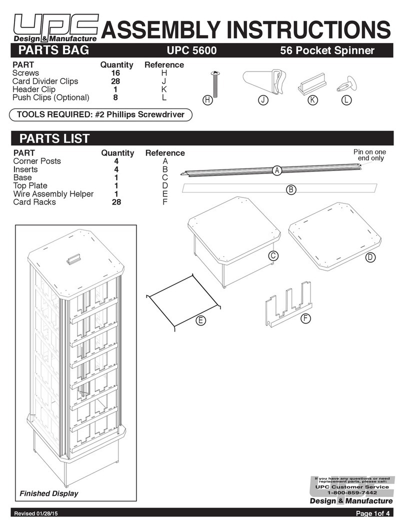 UPC 5600 Assembly instructions