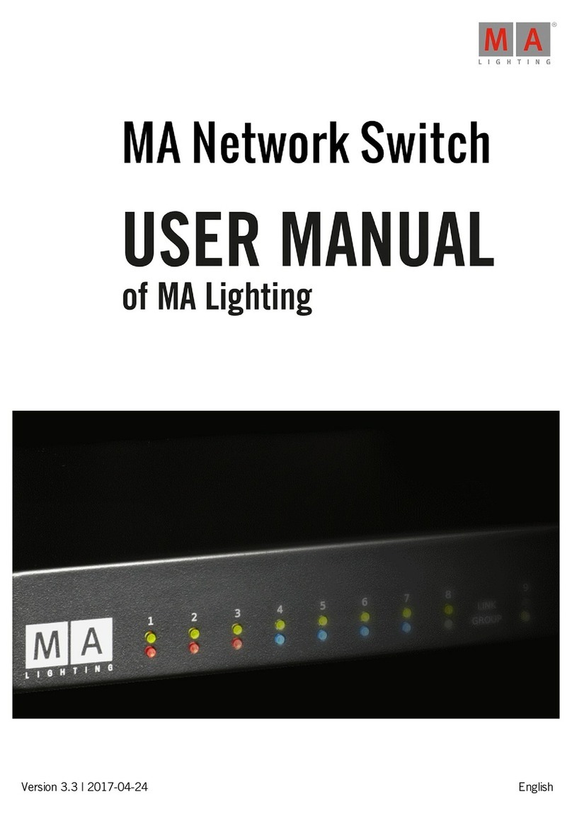 MA lighting Network Switch user manual