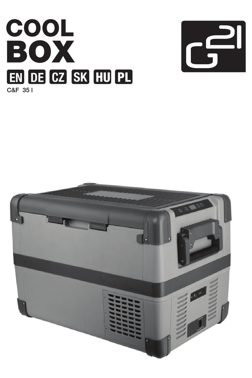 G21 Cool Box manual
