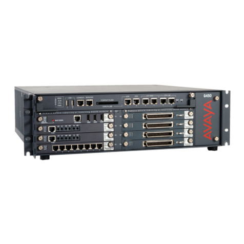 Avaya G450 Manager Operating and maintenance manual
