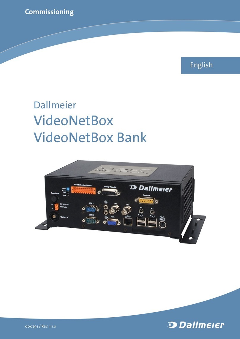 dallmeier VideoNetBox User manual