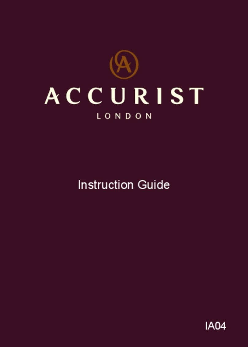 Accurist IA04 Instruction guide