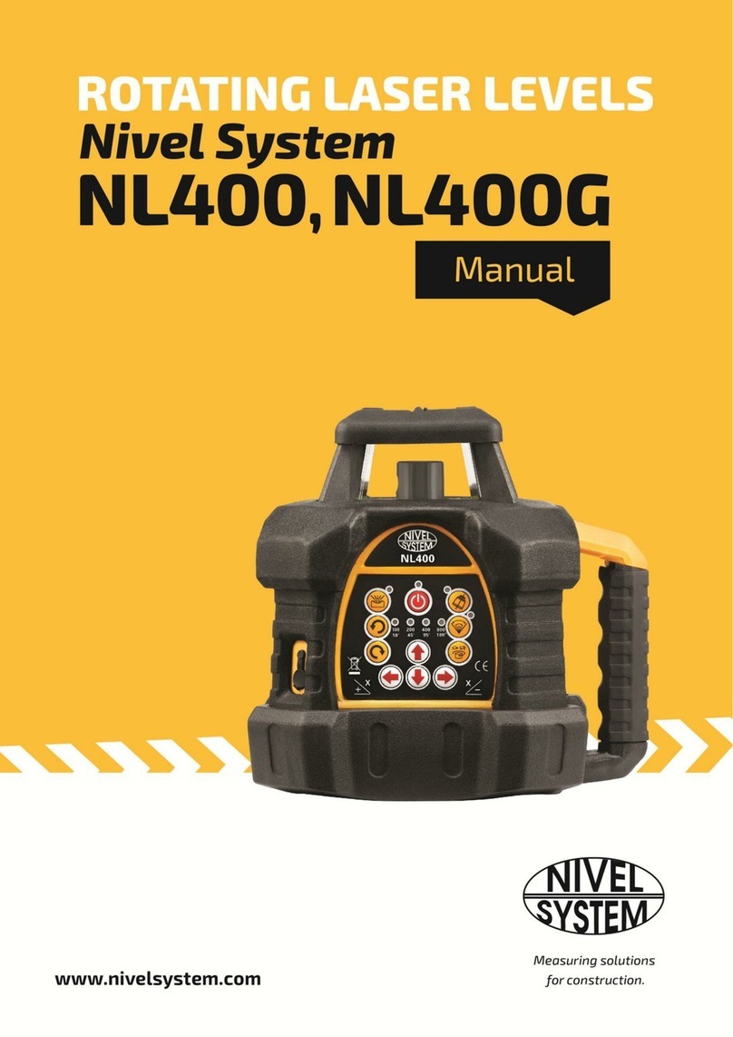Nivel System NL400 User manual Nivel System NL400 User manual