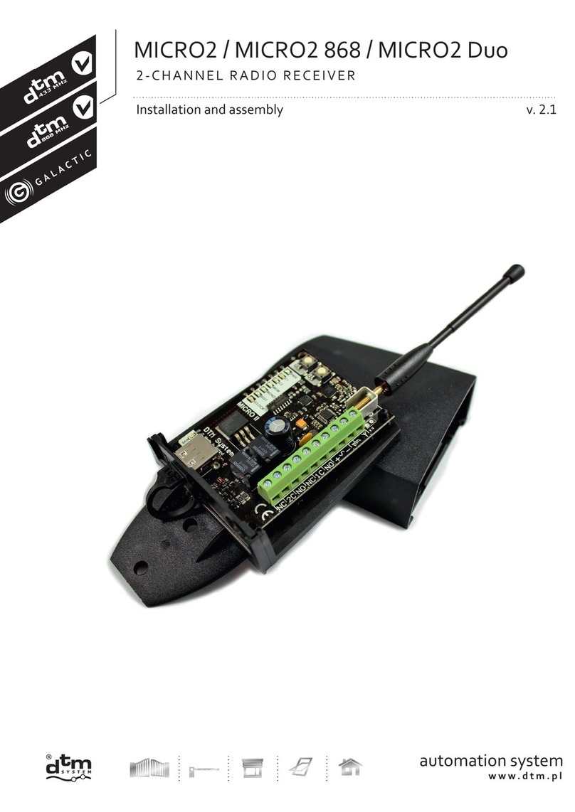 dtm MICRO2 Installation and assembly