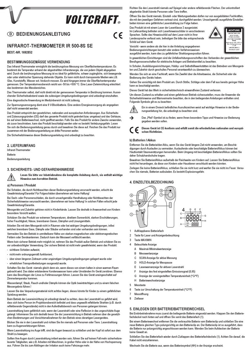 VOLTCRAFT IR 500-8S SE User manual