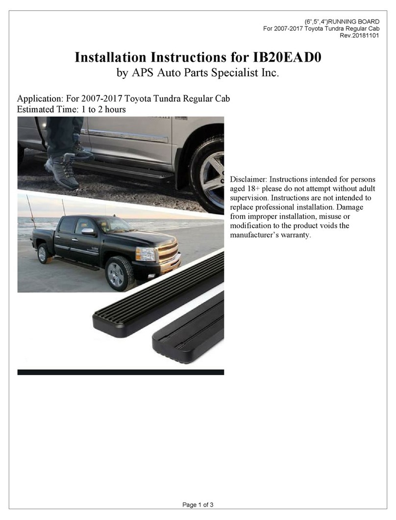 APS Auto Parts Specialist IB20EAD0 installation instructions