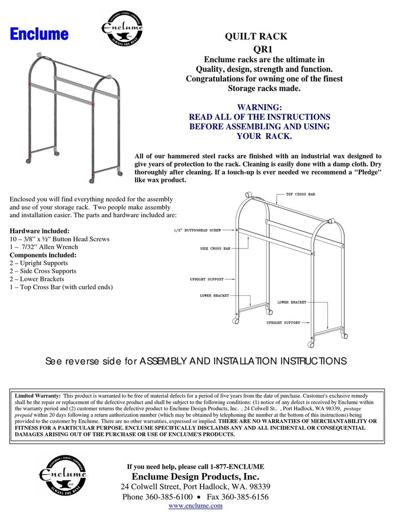 Enclume QR1 User manual Enclume QR1 User manual