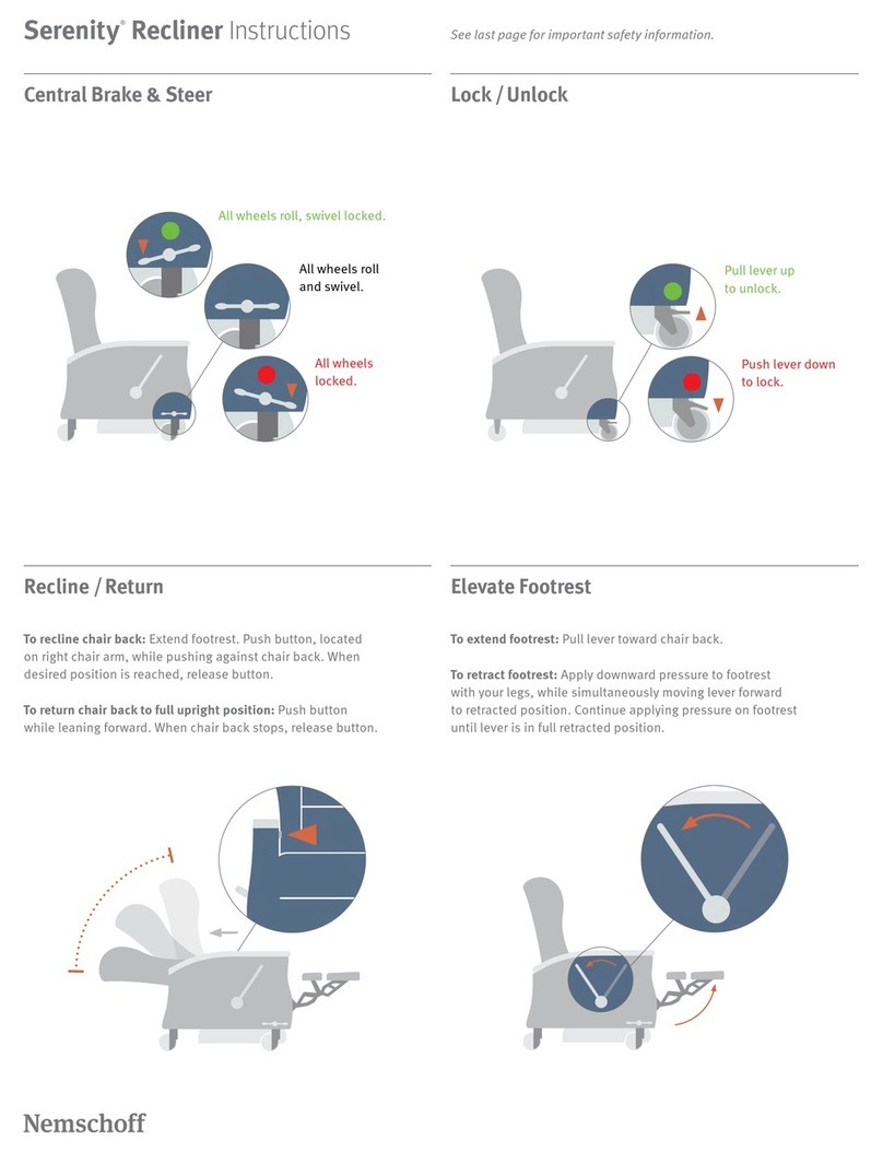 Nemschoff Serenity Recliner User manual