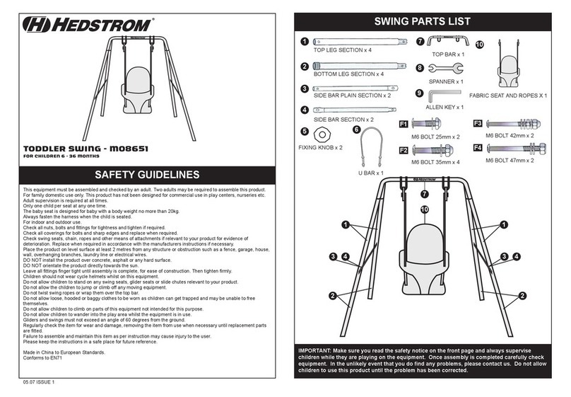 Hedstrom MO8651 User manual