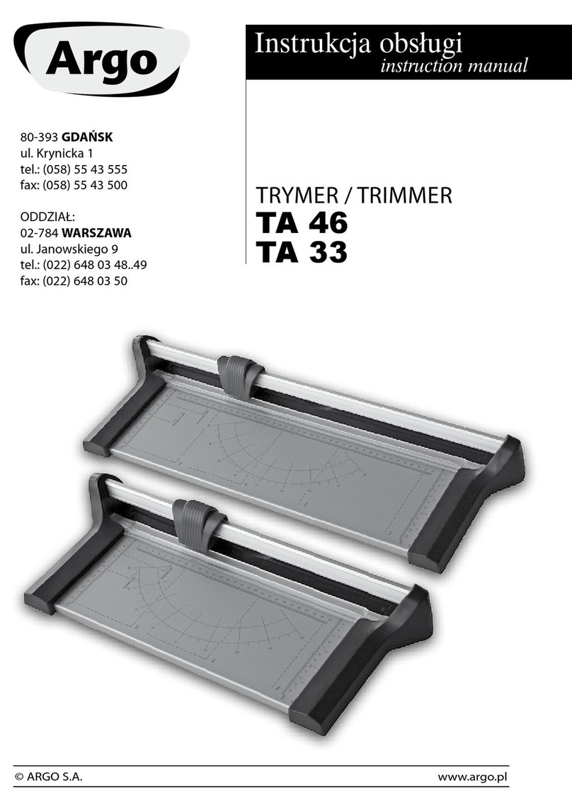 Argo TA 46 instruction manual