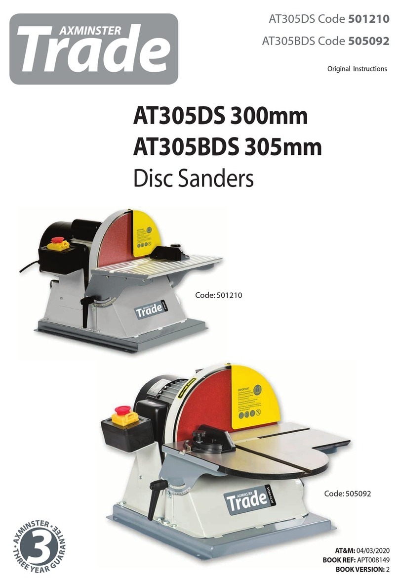 Axminster Trade AT305DS Original instructions