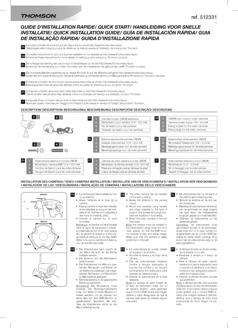 THOMSON 512331 User manual