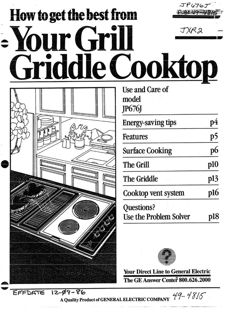 GE JP676J Installation instructions